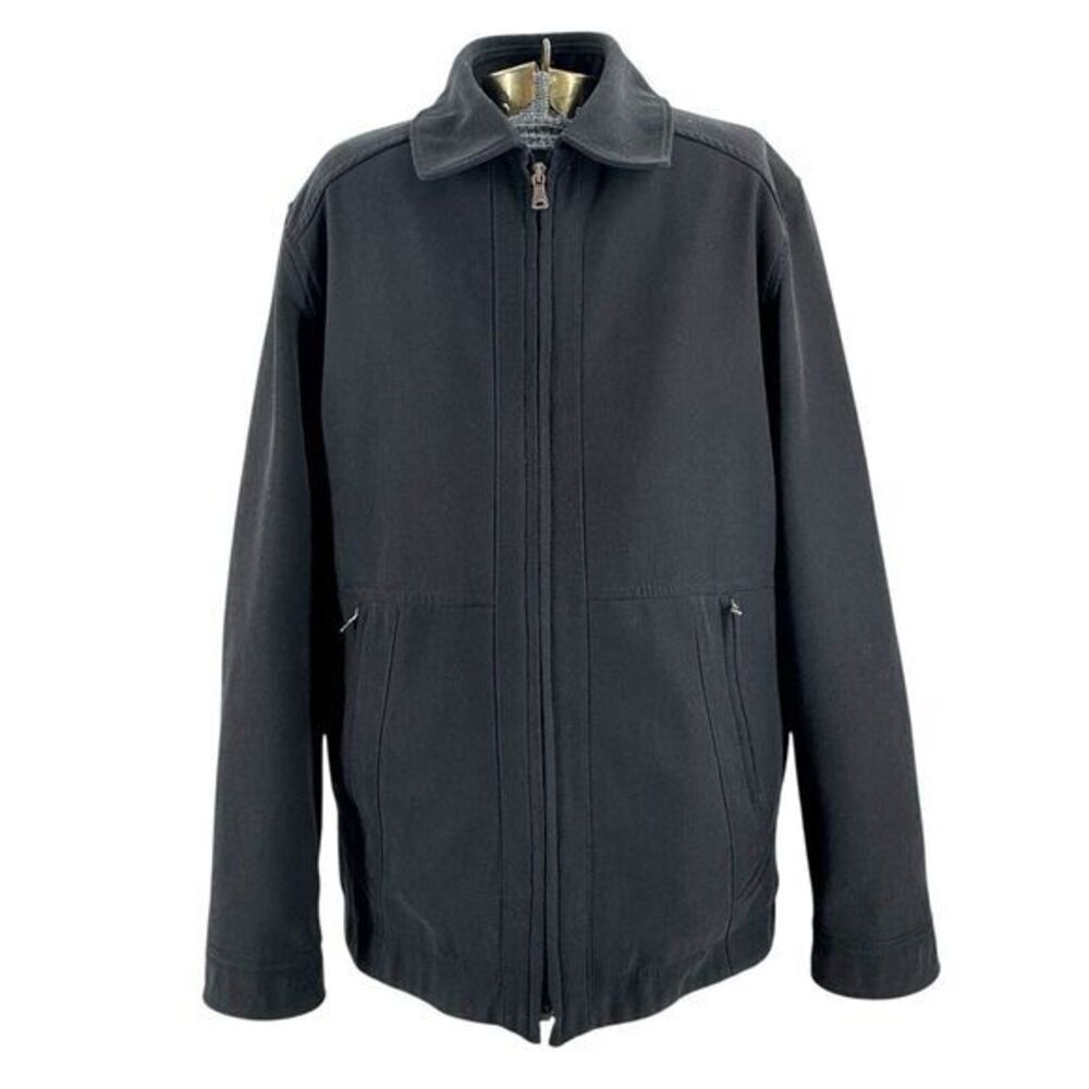 Corelli Uomo Coat Quilt /Flannel Lining Interchangeable Collar Full Zip Mens L‎